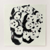 Pandas Puzzle drôle (Horizontal)