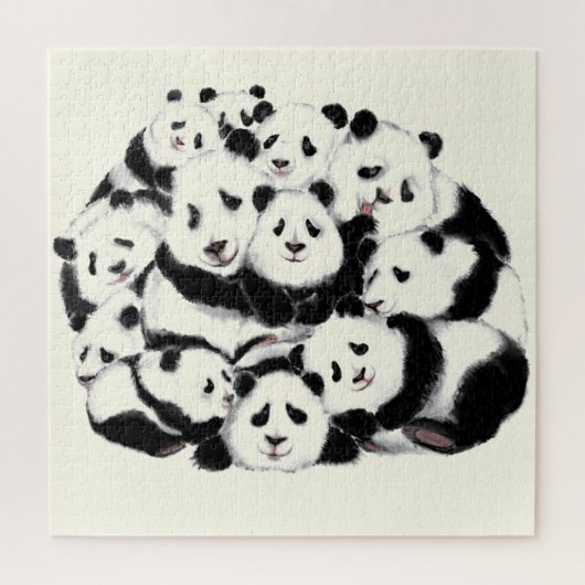 Pandas Puzzle drôle (Vertical)