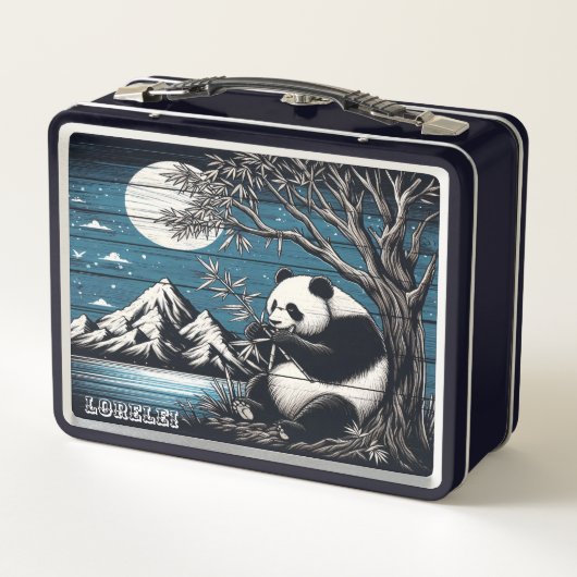 Panda's Quiet Nook: Bamboe Tevredenheid (Achterkant)