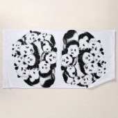 Pandas strandlaken (Voorkant)