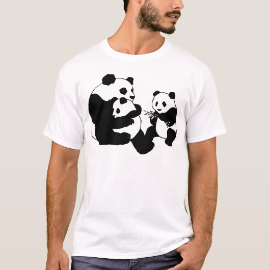 Pandas T-shirt (Voorkant)