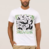 Pandas T-Shirt cadeau Famille Panda (Devant)