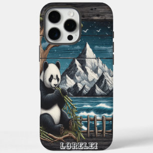 Panda's Treetop Hideaway: Bamboo Indulgence iPhone 16 Pro Max Hoesje