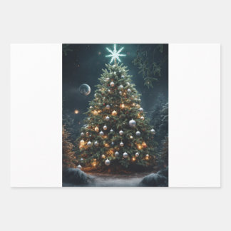 "Pandemisch gevaar: een beklijvende kerst van 2023 Inpakpapier Vel