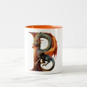 Pandemonium van Draken: Dragon Schattige Cup - Typ Tweekleurige Koffiemok