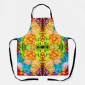 Pandenbloemen met kleur schort (Voorkant)