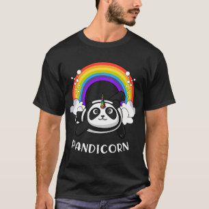 Pandicorn Panda Beer Eenhoorn T-shirt