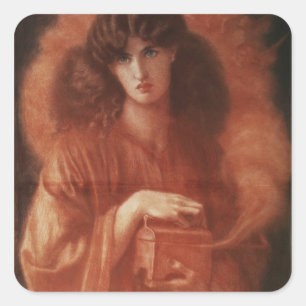 Pandora 1869 vierkante sticker
