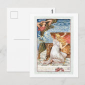 Pandora die de Doos Openmaakt Ansichtkaart Briefkaart (Voorkant / Achterkant)