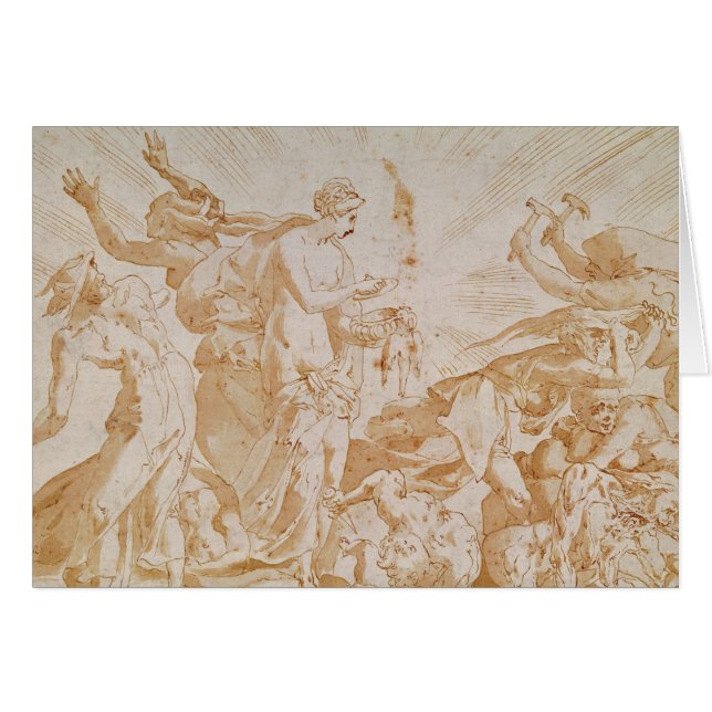 Pandora die de doos opent (Voorkant Horizontaal)