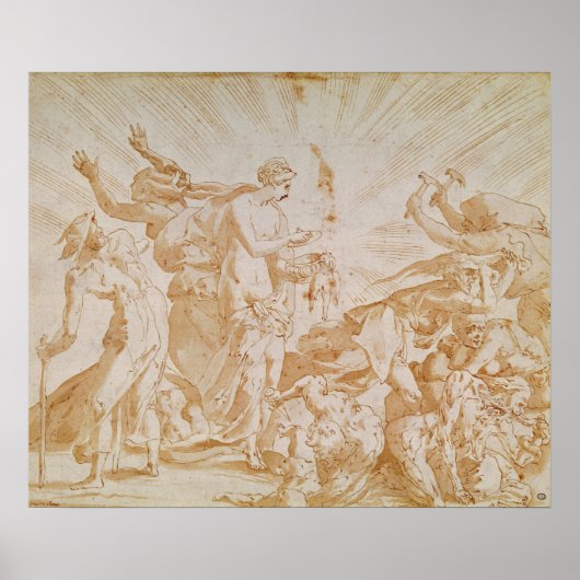 Pandora die de doos opent poster (Voorkant)