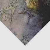 "Pandora Opens the Box" van Arthur Rackham Tissuepapier (Detail)