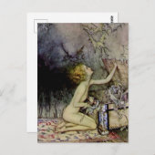 “Pandora opent de doos” door Arthur Rackham Briefkaart (Voorkant / Achterkant)