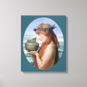 Pandora van Sir Lawrence Alma-Tadema Canvas Afdruk (Voorkant)
