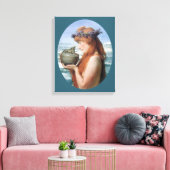 Pandora van Sir Lawrence Alma-Tadema Canvas Afdruk (Insitu (Woonkamer))
