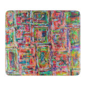 Pandora's Box 6 x 7 Deco glazen snijplank (Voorkant)