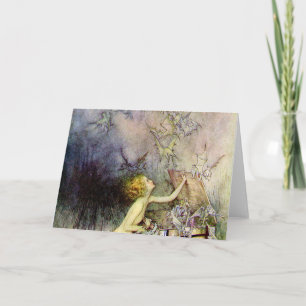 Pandora's box van Arthur Rackham Kaart