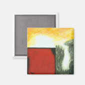 Pandora's Box van origineel schilderij Magneet (Voorkant / Achterkant)