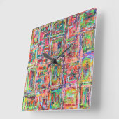 Pandora's Box Wandklok Vierkante Klok (Hoek)