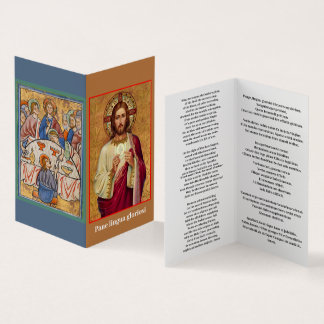 Pane Lingua Gloriosi Visitekaartje