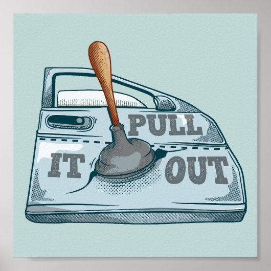 Paneel kloppende auto workshop poster (Voorkant)