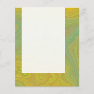 Panel 032 - Geel en groen mineraal Flyer