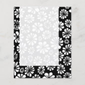 Panel 052 - B&W Floral Flyer (Achterkant)