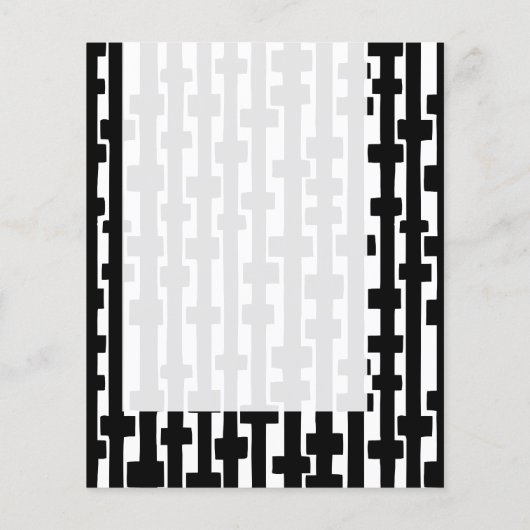 Panel 092 — Abstracte lijnen Flyer (Achterkant)