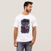 Panel dat de parabel van de Sower weergeeft T-shirt (Voorkant volledig)