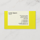Panel - geverfd geel visitekaartje (Achterkant)