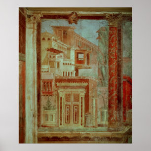 Panel van Cubiculum uit de slaapkamer van de Poster