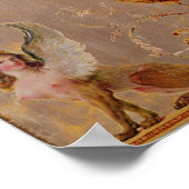 Panel van de boudoir van Marie-Antoinette Poster (Hoek)