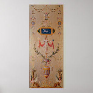 Panel van de boudoir van Marie-Antoinette Poster