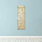 Panel van de diptych of Consul Areobindus Canvas Afdruk (Insitu (Houten vloer))