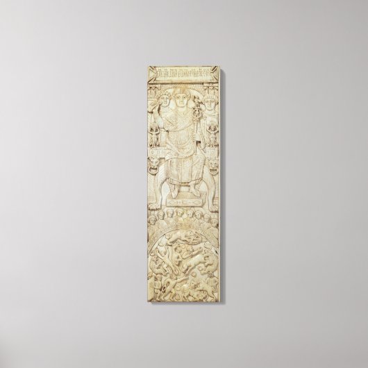 Panel van de diptych of Consul Areobindus Canvas Afdruk (Voorkant)
