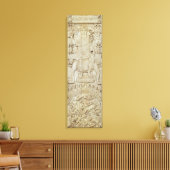 Panel van de diptych of Consul Areobindus Canvas Afdruk (Insitu (Woonkamer))