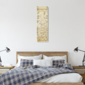 Panel van de diptych of Consul Areobindus Canvas Afdruk (Insitu (Slaapkamer))
