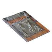 Panel van de linkerdeur, 12e eeuw (bronz) notitieboek (Rechterzijde)