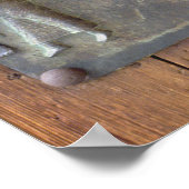 Panel van de linkerdeur, 12e eeuw (bronz) poster (Hoek)