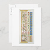 Panel van Raphael Loggia bij het Vaticaan, engr Briefkaart (Voorkant / Achterkant)