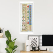 Panel van Raphael Loggia bij het Vaticaan, engr Poster (Thuiskantoor)
