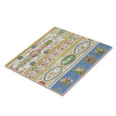 Panel van Raphael Loggia bij het Vaticaan, engr Tegeltje (Zijkant)