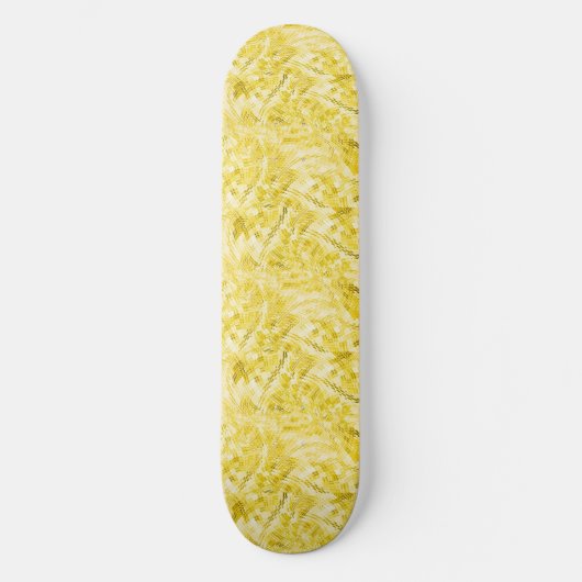 Paneled Gold Skateboard (Voorkant)