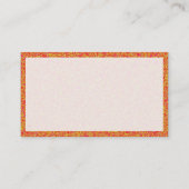 Panels 02 - Oranje marmering Visitekaartje (Achterkant)