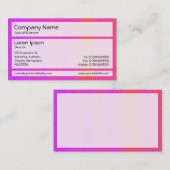 Panels 02 - Roze hengel Visitekaartje (Voorkant / Achterkant)