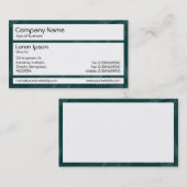 Panels - Groen geborsteld Visitekaartje (Voorkant / Achterkant)