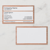 Panels - hout 01 visitekaartje (Voorkant / Achterkant)