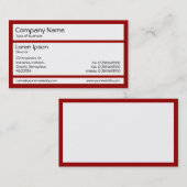 Panels - Ruby Red Visitekaartje (Voorkant / Achterkant)