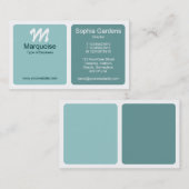 Panels - Schaduwen van Cool Green Visitekaartje (Voorkant / Achterkant)