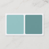 Panels - Schaduwen van Cool Green Visitekaartje (Achterkant)